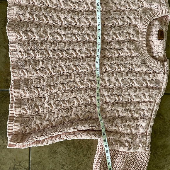 womens large over sized large pink sweater - Picture 8 of 9